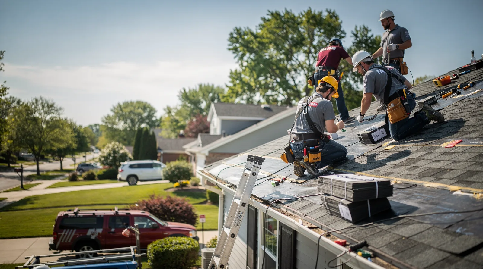 Roof Repair in Hoyleton, IL around you